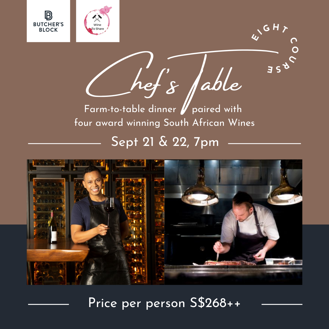 An Evening Chef's Table and Wine Pairing at Butcher’s Block