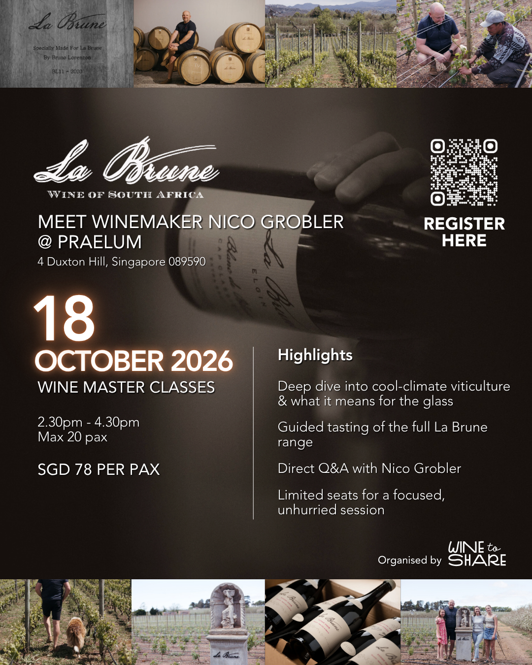 Meet the Winemaker Masterclass: Nico Grobler of La Brune