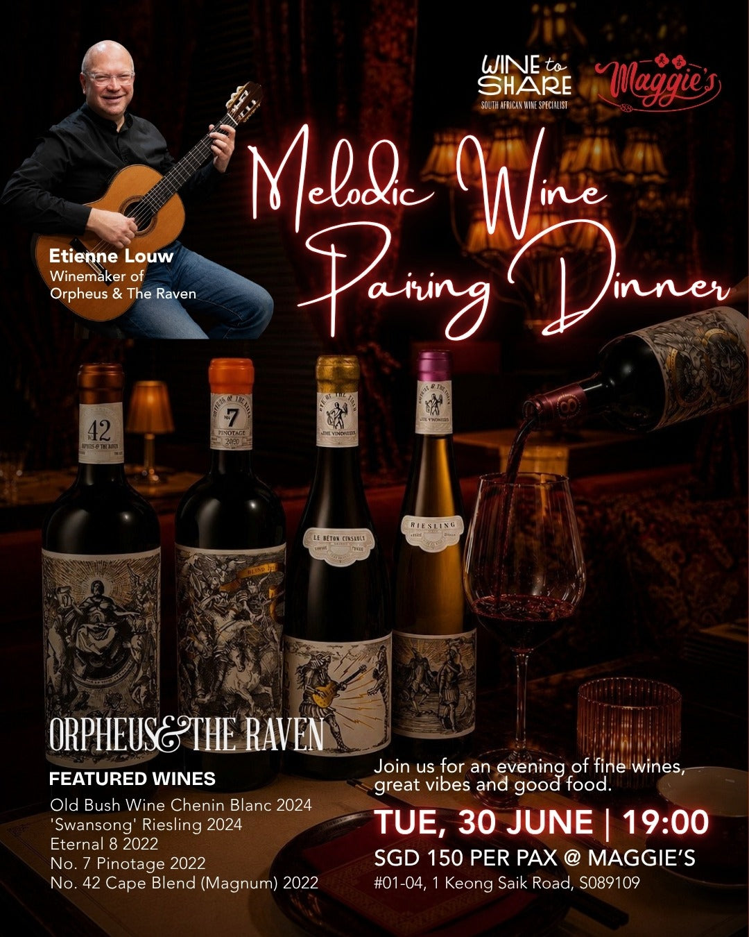 Melodic Pairing Experience By Orpheus & The Raven