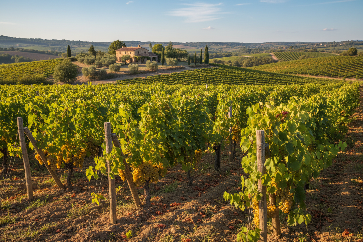 roussanne vines in vineyard